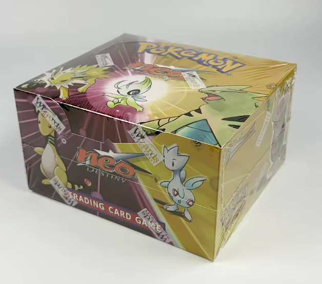 PTCG Sealed 1st Edition BASE SET Booster Box Vintage WOTC Charizard Blastoise Venusaur Art Packs PKM TCG Tradable Game DIY Card