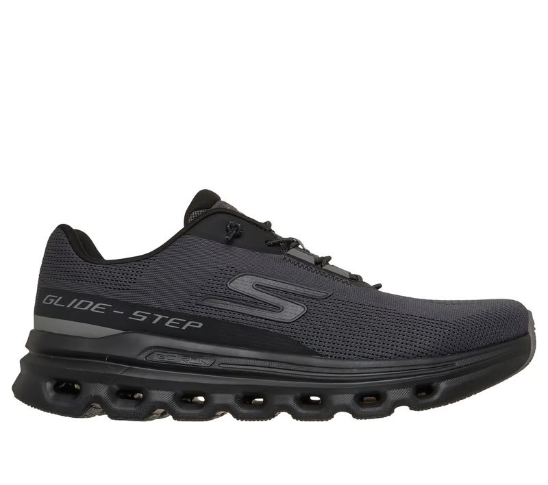 A pair of shoes that lets you walk with lightning speed.