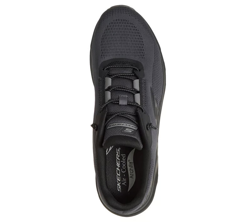 A pair of shoes that lets you walk with lightning speed.