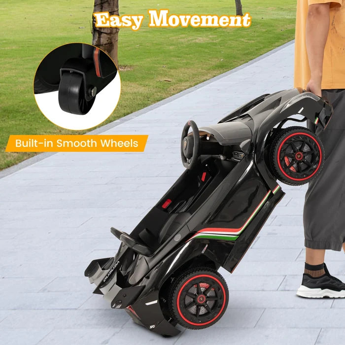 Hikidspace Licensed Lamborghini 4WD Kids Ride-on Sports Car for Kids