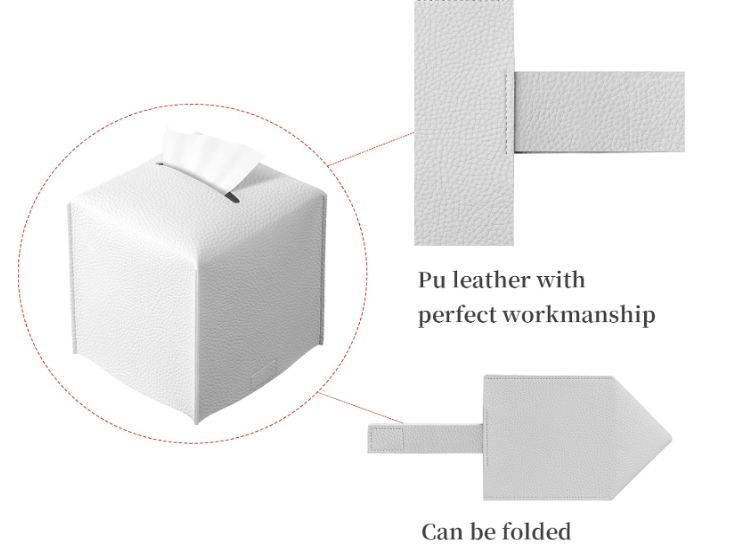 Caja para pañuelos rectangular, cubierta de resina para pañuelos faciales, dispensador de papel higiénico, dispensadores de papel decorativos para baño, cocina, dormitorio, sala de estar, oficina, crema